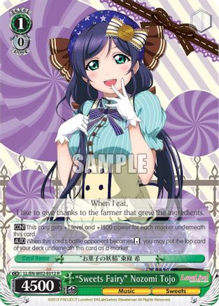 "Sweets Fairy" Nozomi Tojo (LL/EN-W02-E012 R) - Love Live! DX Vol.2