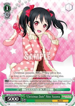 "Christmas Date" Nico Yazawa (LL/EN-W02-E024 U) - Love Live! DX Vol.2