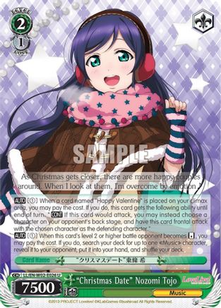 "Christmas Date" Nozomi Tojo (LL/EN-W02-E026 U) - Love Live! DX Vol.2