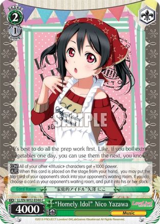 "Homely Idol" Nico Yazawa (LL/EN-W02-E046 C) - Love Live! DX Vol.2