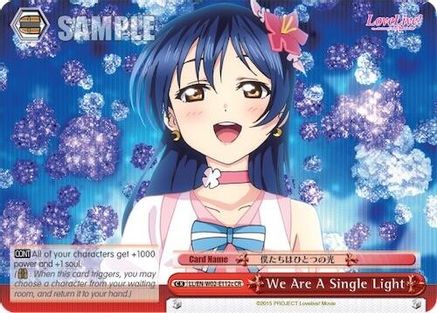 We Are A Single Light (c) (Red) (LL/EN-W02-E112c CR) - Love Live! DX Vol.2