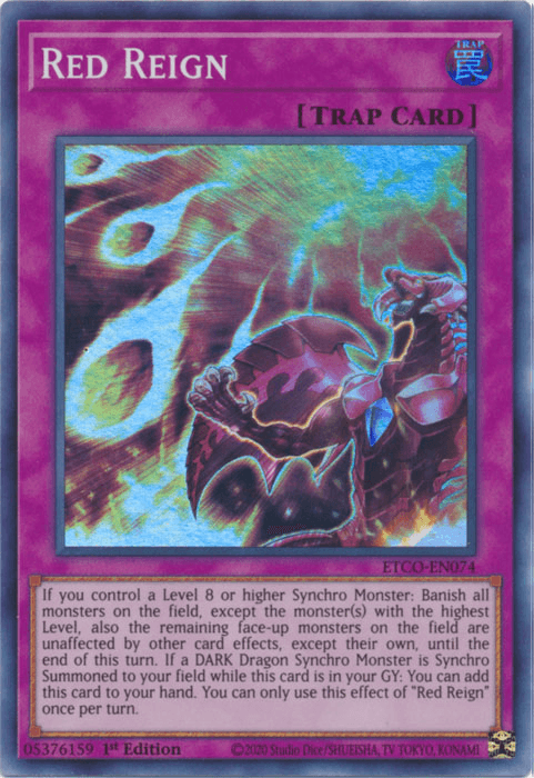 Red Reign [ETCO-EN074] Super Rare - Josh's Cards