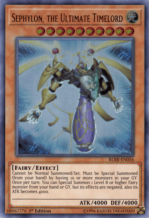 Sephylon, the Ultimate Timelord [BLRR-EN056] Ultra Rare - Josh's Cards