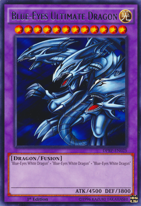 Blue-Eyes Ultimate Dragon [DPRP-EN025] Rare - Josh's Cards