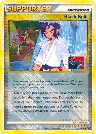 Black Belt (League Promo) 085/102 - League & Championship Cards Reverse Holofoil