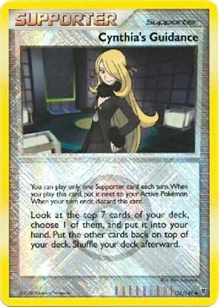 Cynthia's Guidance (League Promo) 136/147 - League & Championship Cards Reverse Holofoil