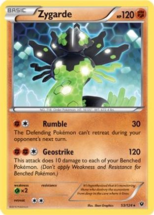 Zygarde - 53/124 (XY Fates Collide) [53] (Deck Exclusives) Holofoil