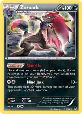 Zoroark - 91/162 (XY BREAKthrough) [91] (Deck Exclusives)