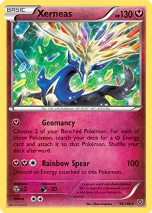 Xerneas - 96/146 (Cracked Ice Holo) [96] (Deck Exclusives) Holofoil