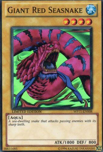 Giant Red Seasnake [WP11-EN008] Super Rare - Josh's Cards