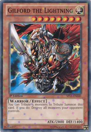 Gilford the Lightning [SP13-EN040] Starfoil Rare - Josh's Cards