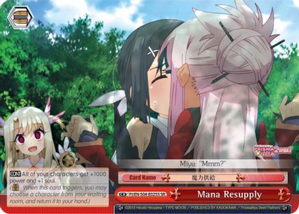 Mana Resupply (SR) (PI/EN-S04-E025S SR) - Fate/kaleid liner PRISMA ILLYA DX