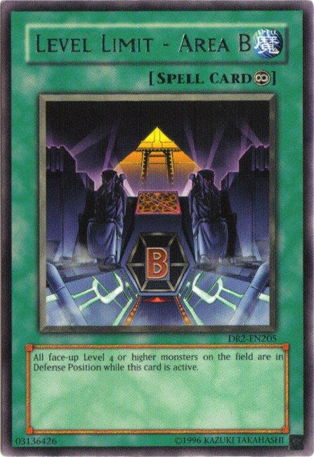 Level Limit - Area B [DR2-EN205] Rare - Josh's Cards