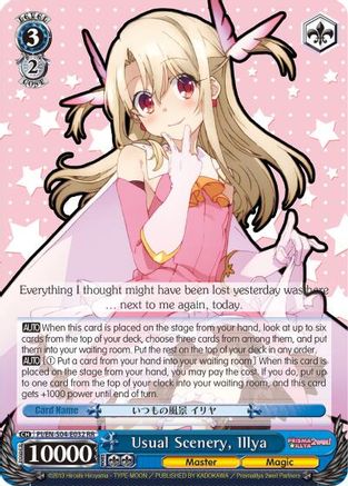Usual Scenery, Illya (PI/EN-S04-E032 RR) - Fate/kaleid liner PRISMA ILLYA DX