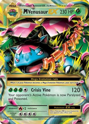 M Venusaur EX 002/108 - XY  Evolutions Holofoil