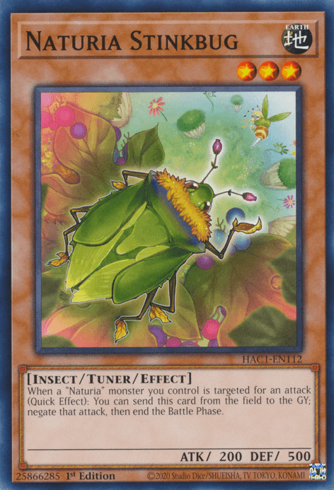 Naturia Stinkbug [HAC1-EN112] Common - Josh's Cards