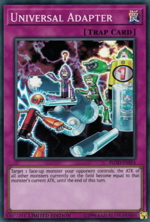 Universal Adapter [FLOD-ENSE4] Super Rare - Josh's Cards