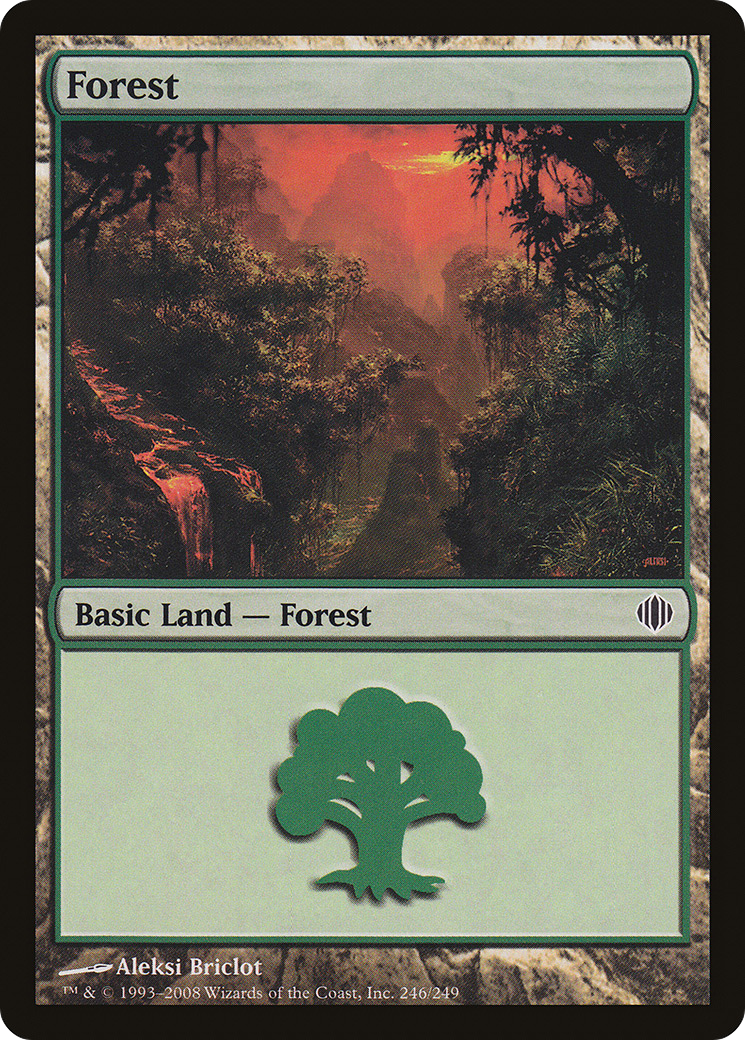 Forest (ALA-246) - Shards of Alara Foil