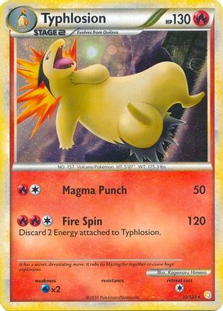 Typhlosion (Cosmos Holo) 032/123 - Deck Exclusives Holofoil