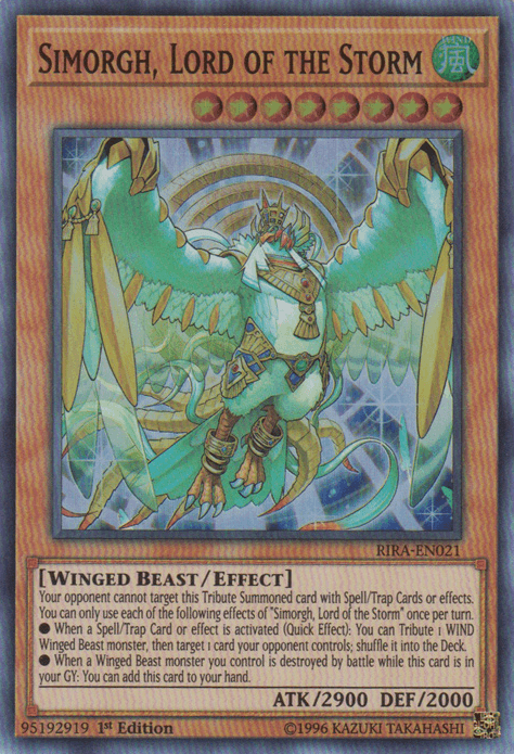 Simorgh, Lord of the Storm [RIRA-EN021] Super Rare - Josh's Cards