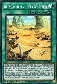 Great Sand Sea - Gold Golgonda [BLVO-EN055] Super Rare - Josh's Cards
