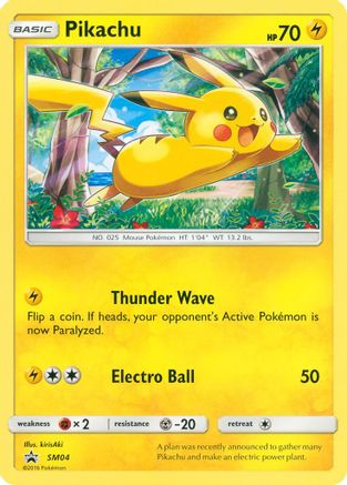 Pikachu SM04 - SM Promos - Holofoil