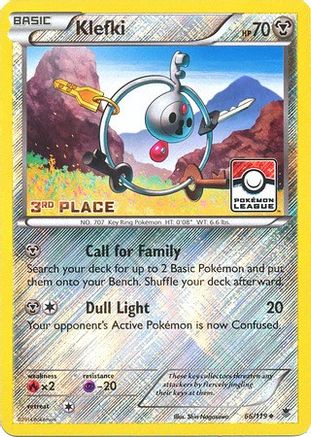 Klefki (Pokemon League) [3rd Place] 066/119 - League & Championship Cards Reverse Holofoil