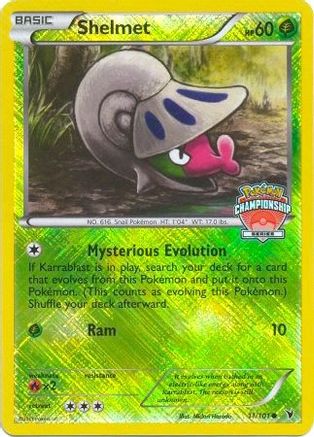 Shelmet (Championship Series) 011/101 - League & Championship Cards Reverse Holofoil