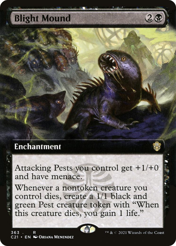 Blight Mound (C21-363) - Commander 2021: (Extended Art)