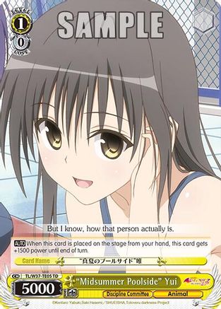 "Midsummer Poolside" Yui (TL/W37-TE05 TD) - To Loveru Darkness 2nd