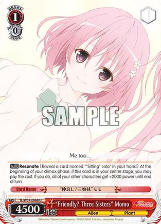 "Friendly? Three Sisters" Momo (TL/W37-E068 U) - To Loveru Darkness 2nd
