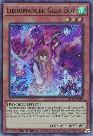 Libromancer Geek Boy [BACH-ENSP1] Ultra Rare - Josh's Cards