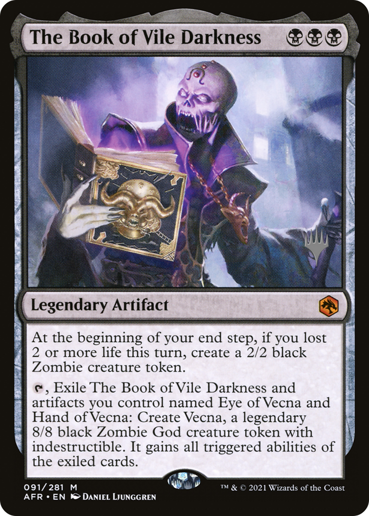 The Book of Vile Darkness (PPAFR-91P) - Adventures in the Forgotten Realms Promos
