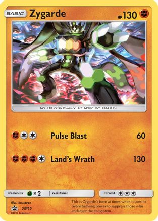 Zygarde [SM15] (SM Black Star Promos) Holofoil