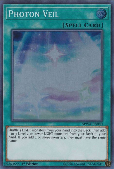 Photon Veil [SPWA-EN050] Super Rare - Josh's Cards