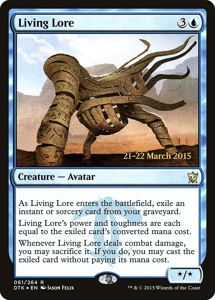 Living Lore (PRE-61S) - Dragons of Tarkir Promos Foil