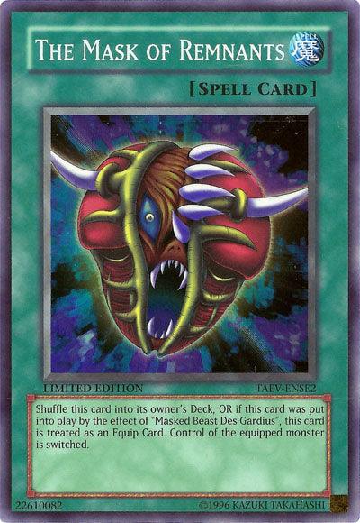The Mask of Remnants [TAEV-ENSE2] Super Rare - Josh's Cards