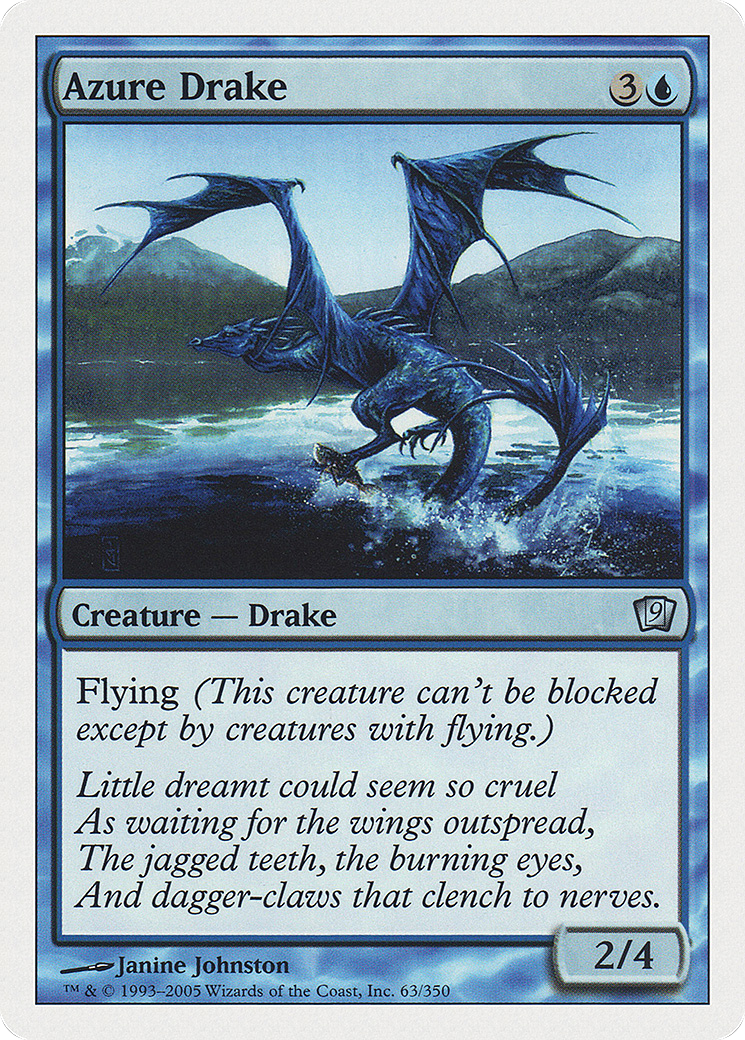 Azure Drake [Ninth Edition] Foil