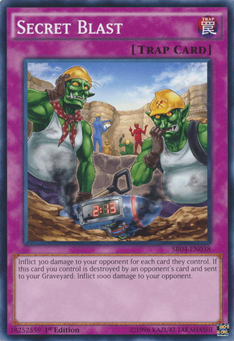 Secret Blast [SR04-EN038] Common - Josh's Cards