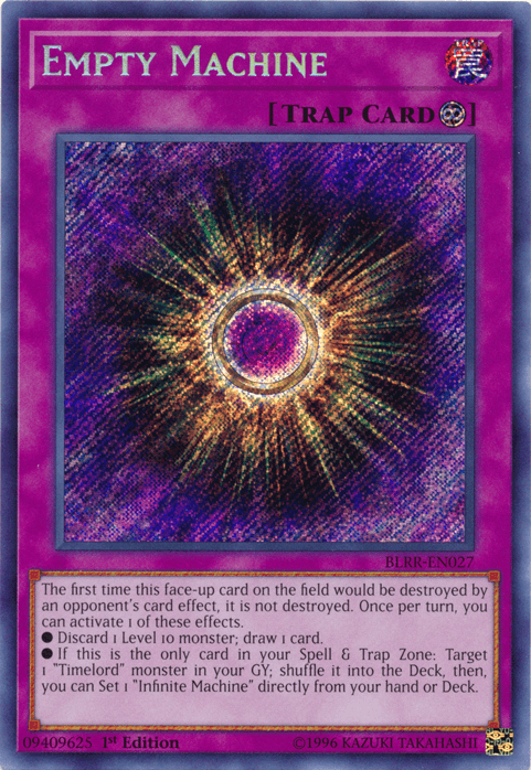 Empty Machine [BLRR-EN027] Secret Rare - Josh's Cards