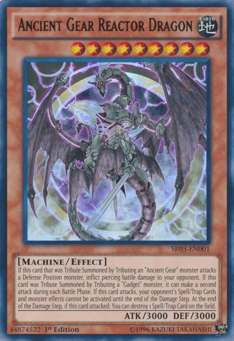 Ancient Gear Reactor Dragon [SR03-EN001] Ultra Rare - Josh's Cards