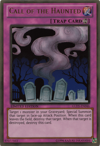 Call of the Haunted [GLD5-EN046] Gold Rare - Josh's Cards