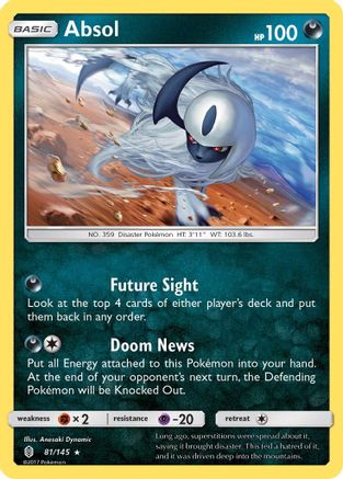 Absol 081/null - SM  Guardians Rising Reverse Holofoil