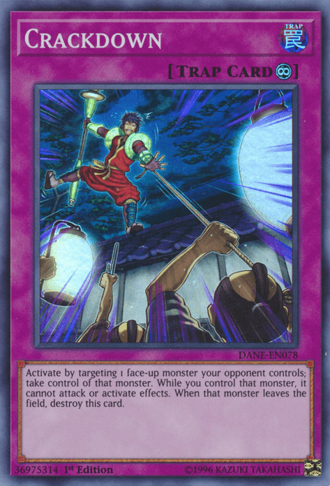 Crackdown [DANE-EN078] Super Rare - Josh's Cards