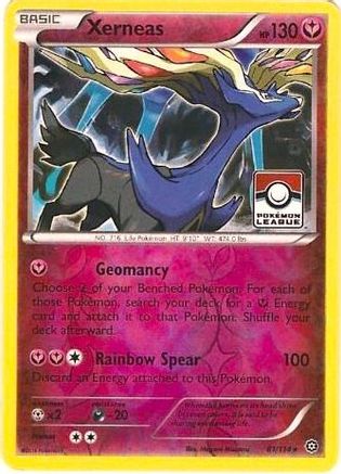 Xerneas (Pokemon League) 081/114 - League & Championship Cards Reverse Holofoil
