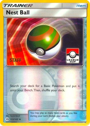 Nest Ball (League Cup) [Staff] 123/149 - League & Championship Cards Reverse Holofoil
