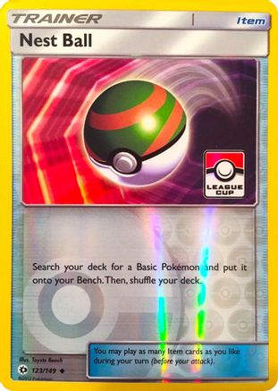 Nest Ball 123/149 - League & Championship Cards - Reverse Holofoil