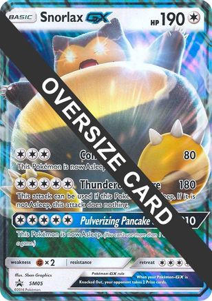 Snorlax GX SM05 - Jumbo Cards