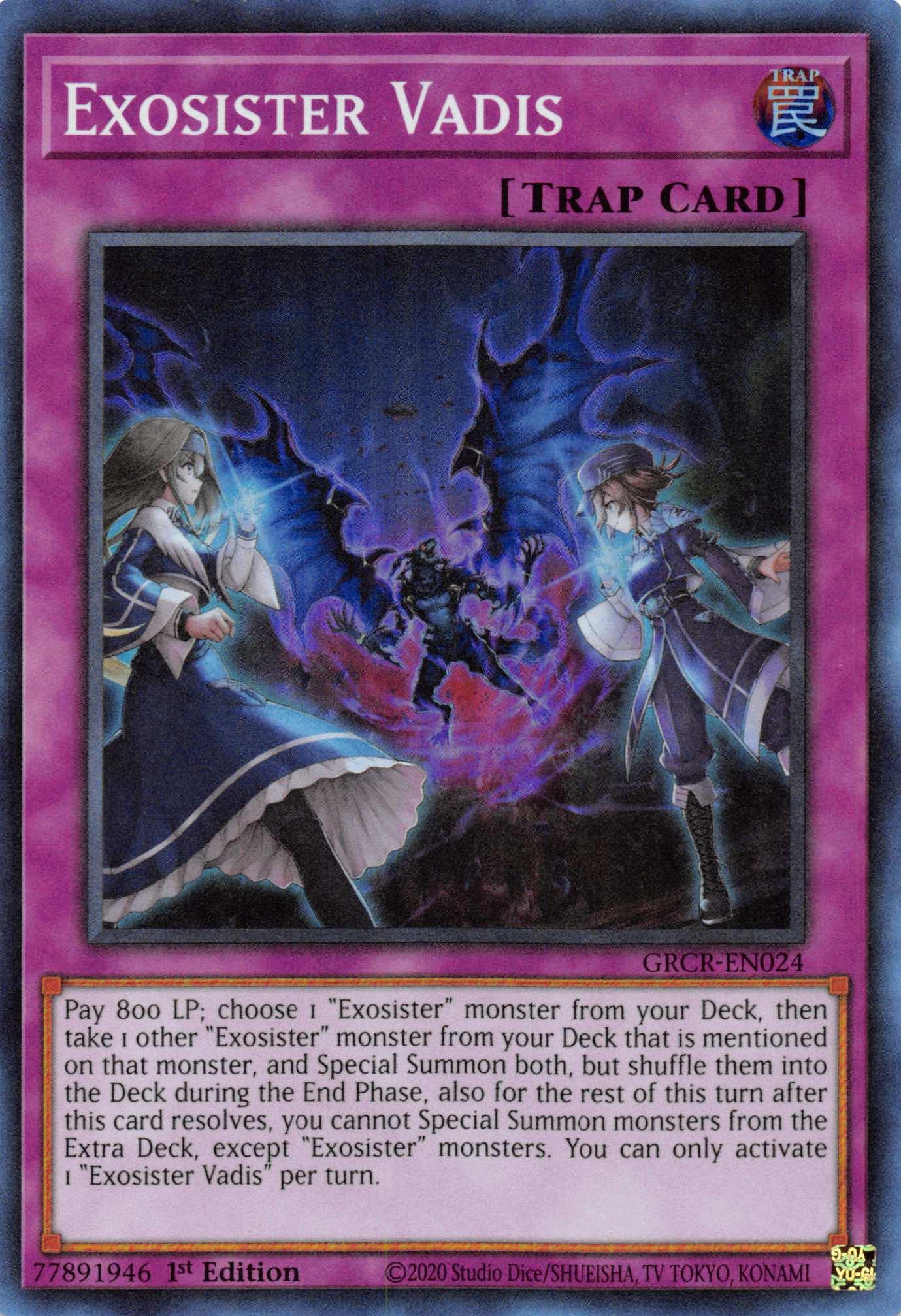Exosister Vadis [GRCR-EN024] Super Rare - Josh's Cards