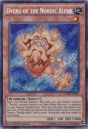 Dverg of the Nordic Alfar [LC5D-EN183] Secret Rare - Josh's Cards